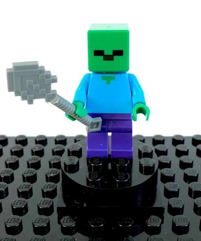 LEGO Minecraft - Zombie, dark purple legs