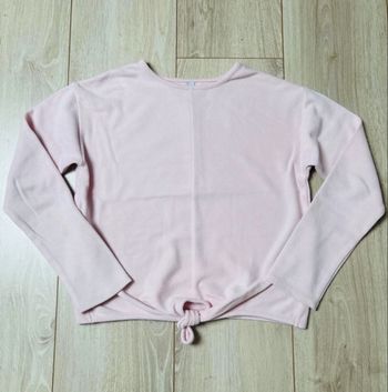 Pull rose pale fille 12 ans 