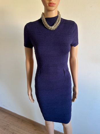 Robe pull bleu violette à manches courtes Morgan taille S bon état