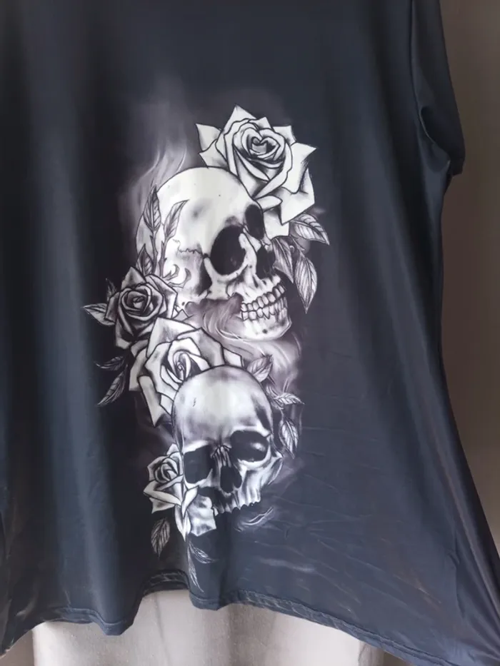 Ensemble noir tête de mort 2 XXL - photo numéro 2