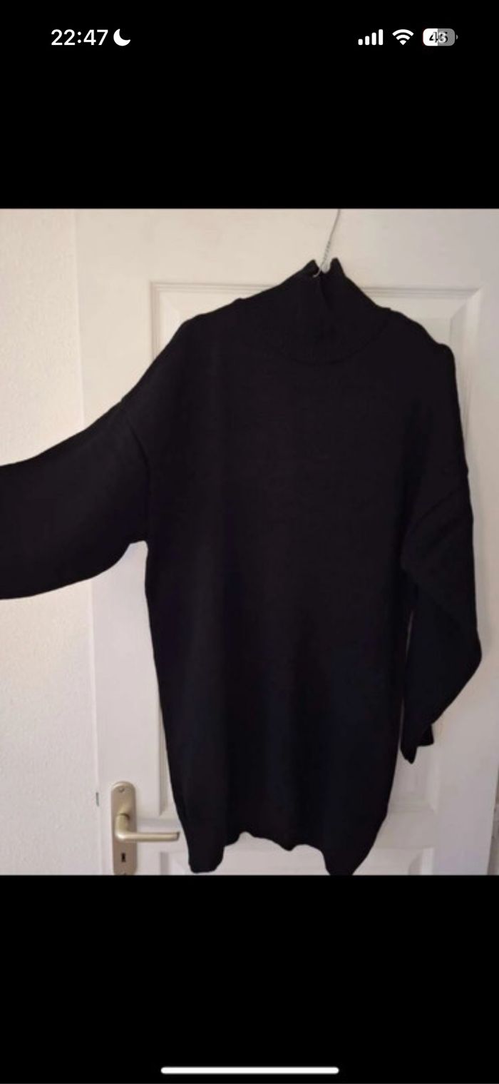 Robe pull noire - photo numéro 2