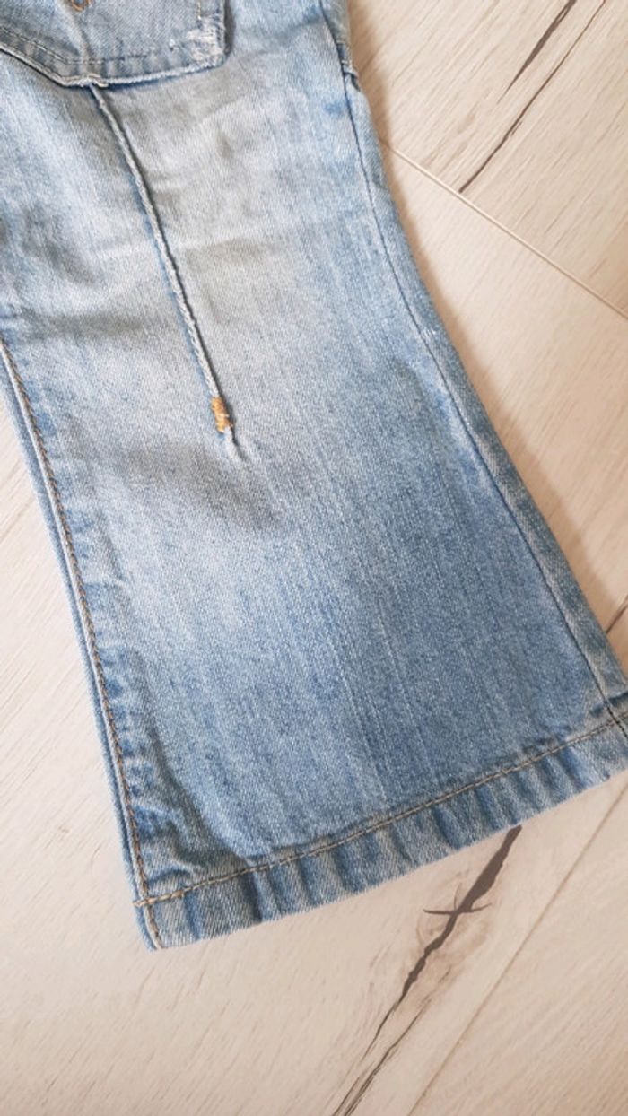 Jean fille 18mois Levis bleu clair - photo numéro 3