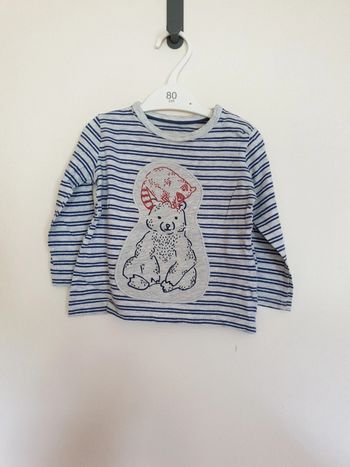 Tee-shirt ML 12 mois - 80 cm