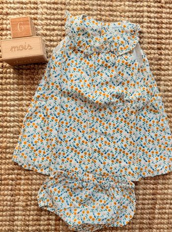 Robe + Bloomer Bout’chou 6mois / 68cm