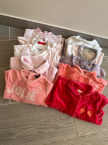 Lot de 10 pyjama velours