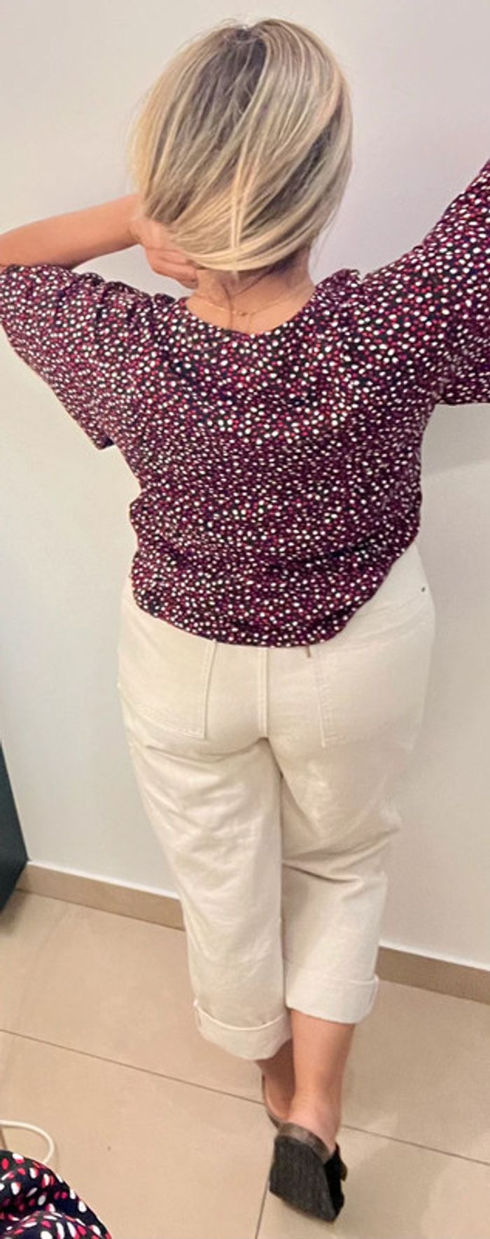 🌿Blouse fluide imprimée Sud Express Taille M - photo numéro 7