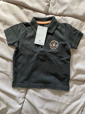 Polo gris foncé lulu castagnettes