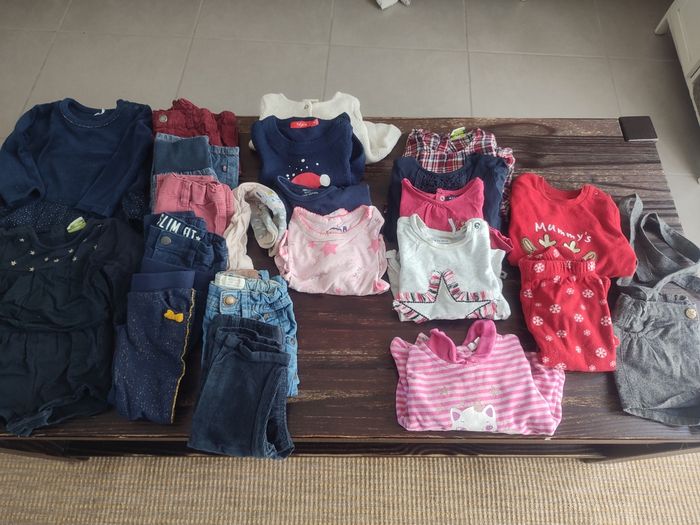 Lot 6 mois fille automne-hiver