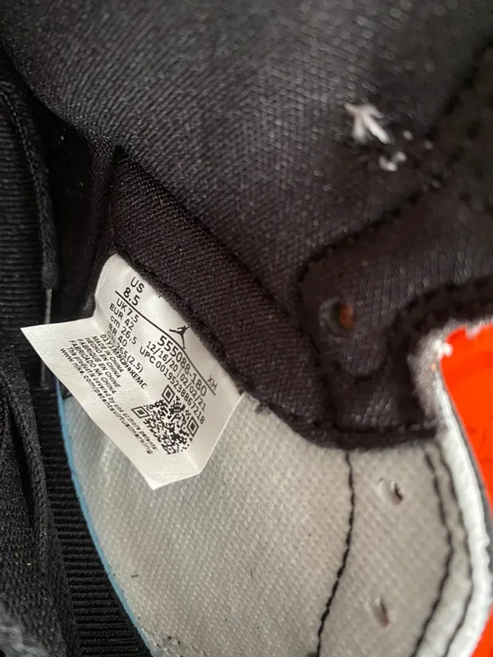 Jordan 1 high retro orange vif - photo numéro 17