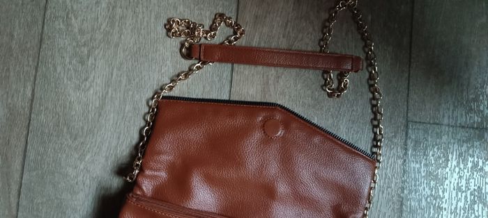 Pochette marron et doré - photo numéro 2