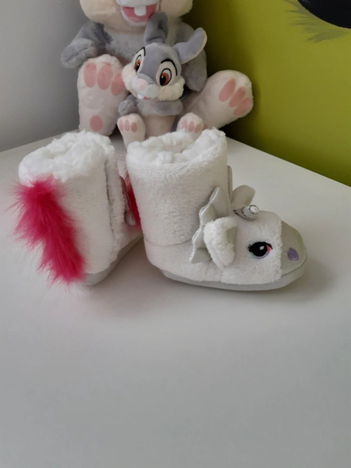 Chausson licorne bébé - photo numéro 2