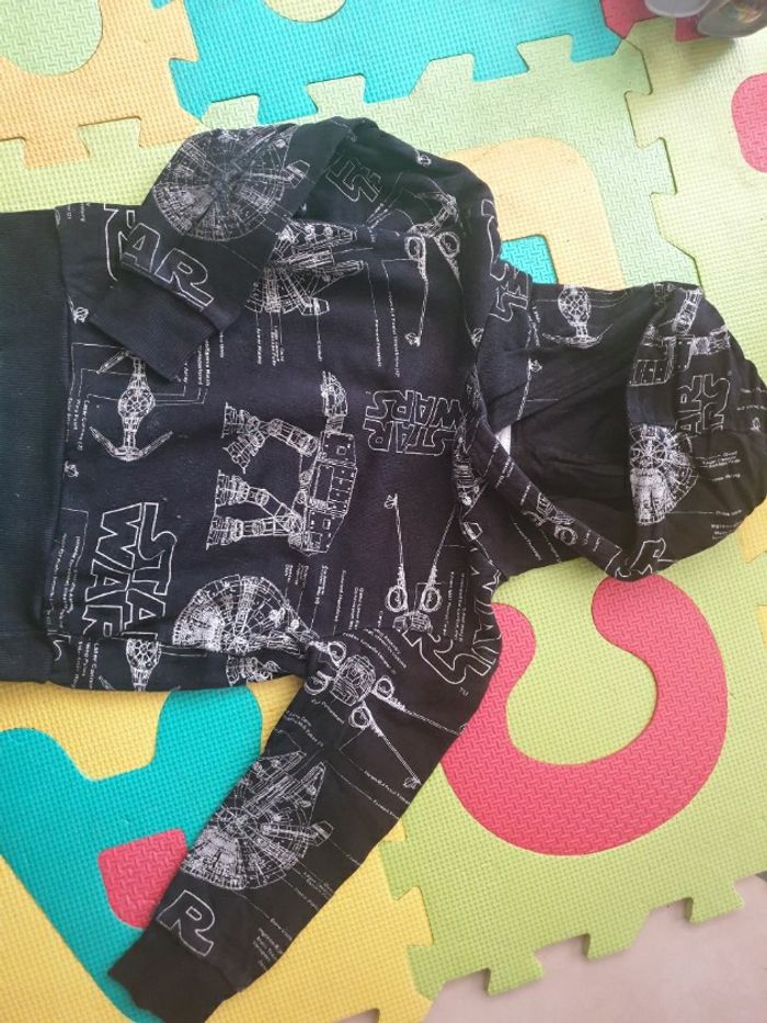 Lot 2 vetements garcon 3 ans hiver 10 pièces chemise, sweat, t-shirts, polos, pulls - photo numéro 7