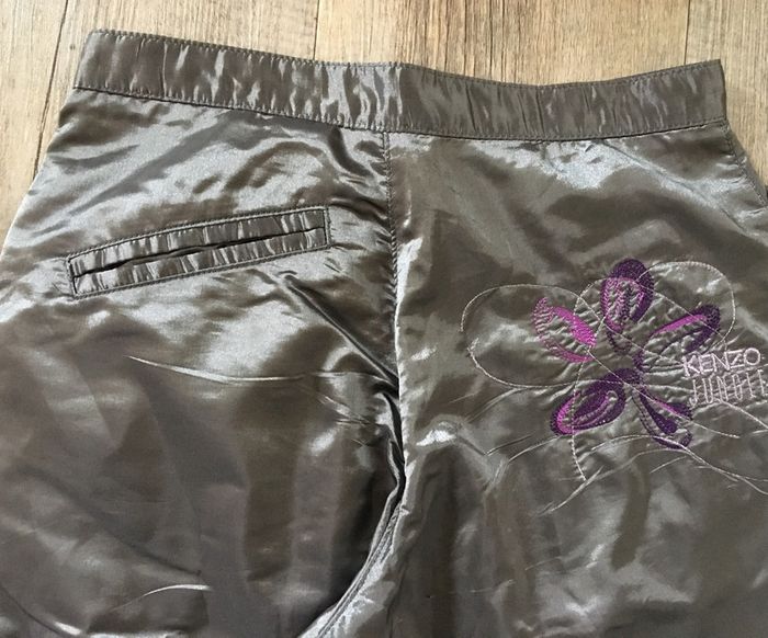 Pantalon fille gris satinée Kenzo jungle 12 ans - photo numéro 4