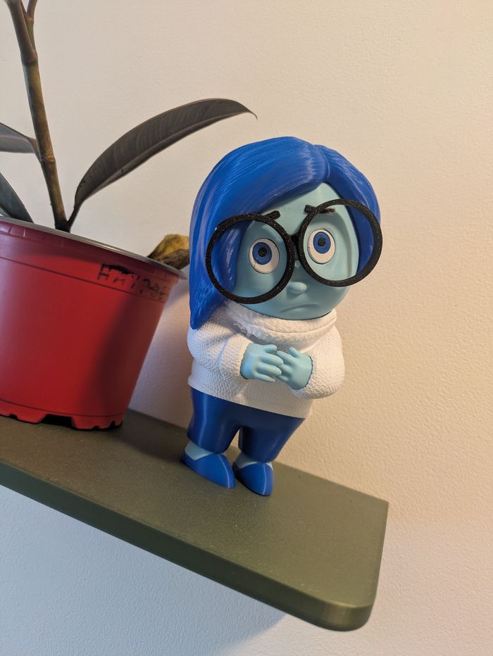 Figurine Tristesse (Vice-Versa) – Finition Texturée – Décoration - photo numéro 5