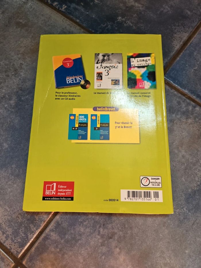 Grammaire 3eme belin - photo numéro 2