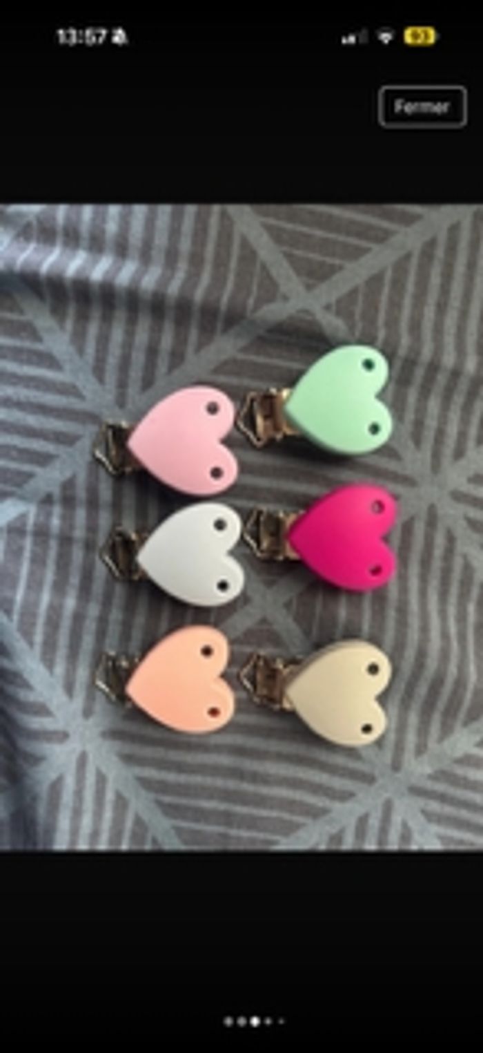 Attaches tétines personnalisé - photo numéro 4