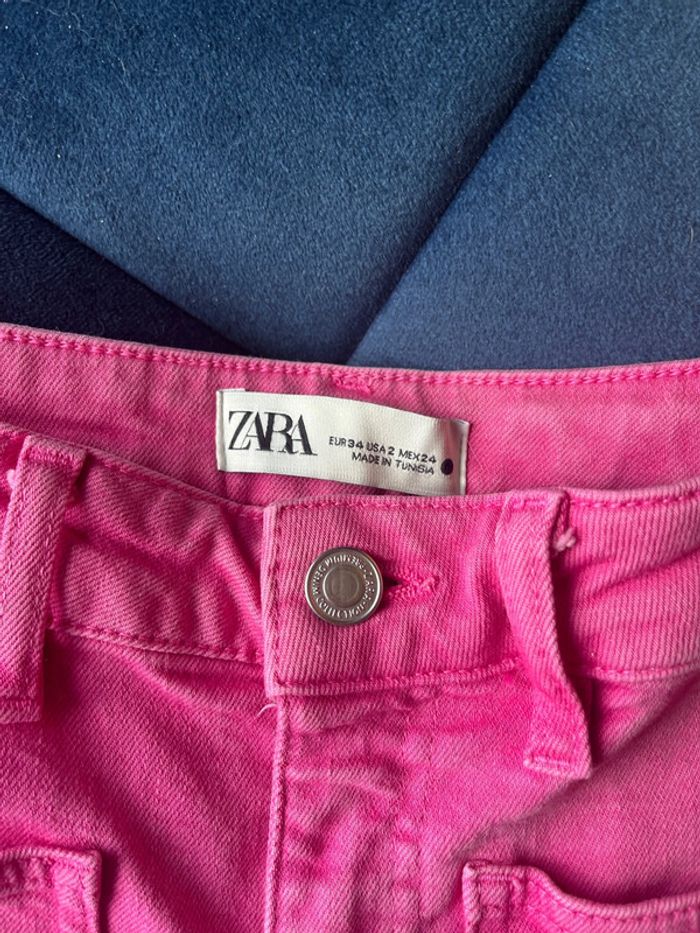 jean rose zara xs - photo numéro 4