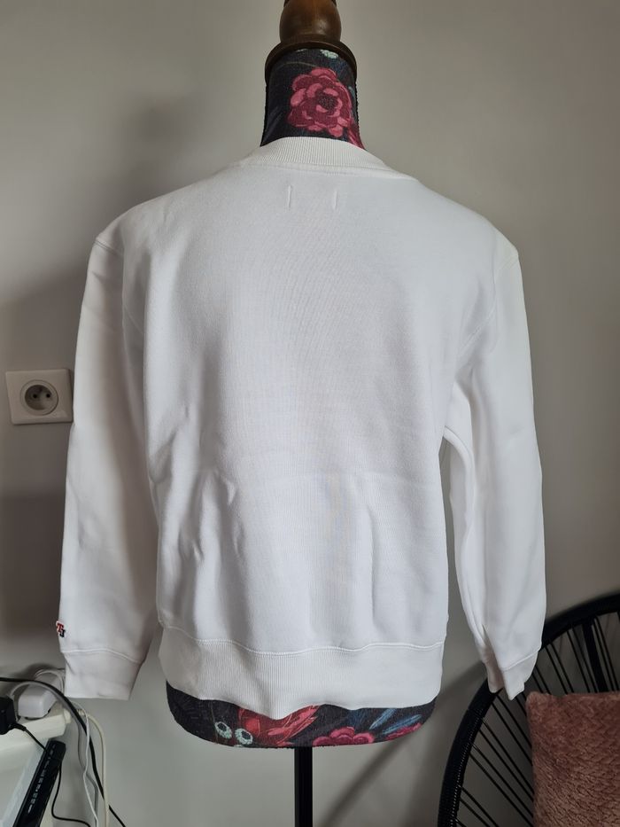 Sweat blanc tommy hilfiger - photo numéro 4