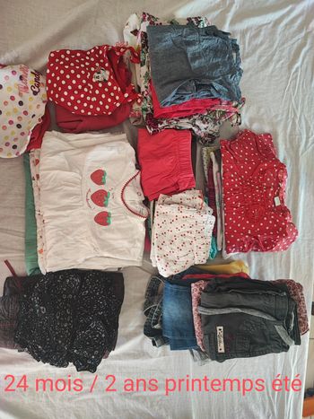 Lot fille 24 mois / 2 ans printemps/ été 