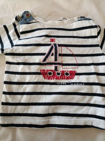 T-shirt manches longues 3 mois