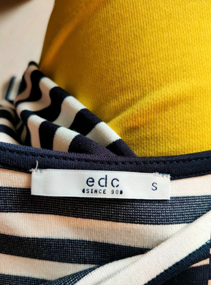Edc Robe  mi-longue  rayée - photo numéro 6