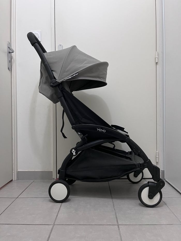 Poussette YOYO avec packs 0+ et 6+ gris - photo numéro 3