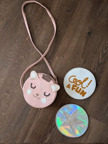 Sac à main fille avec devant interchangeable Gémo