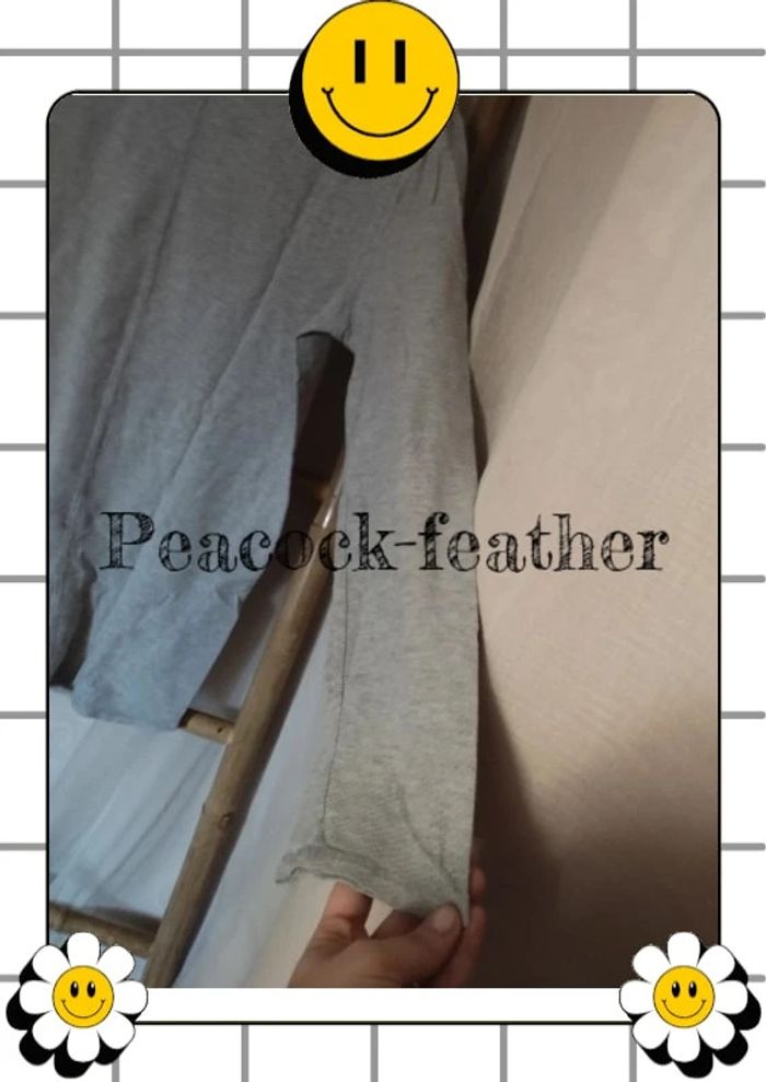 Pull h&m homme S/36 gris - photo numéro 4