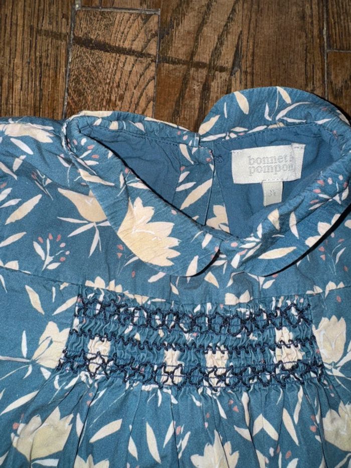 Robe bonnet à pompon 3 ans - photo numéro 3