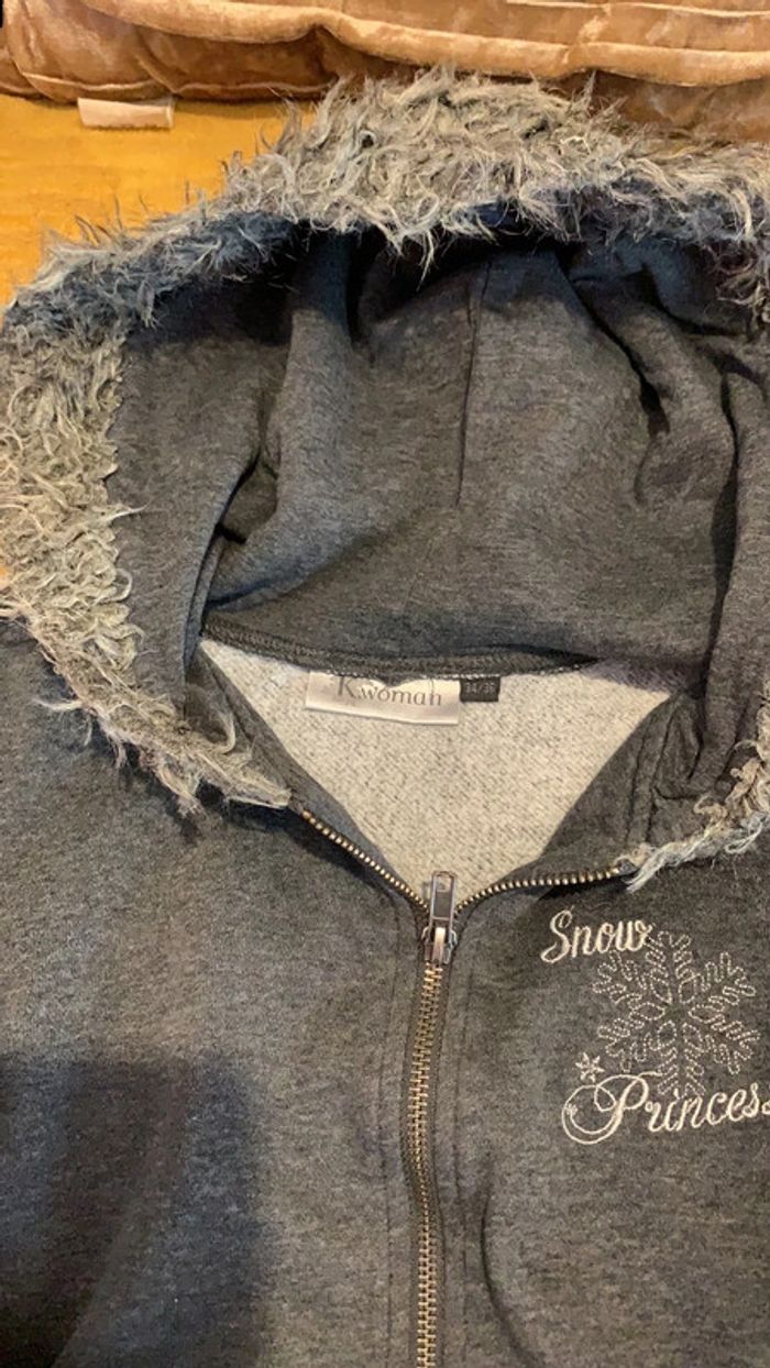 Gilet zippé 34/36 14/16ans XS/S - photo numéro 8