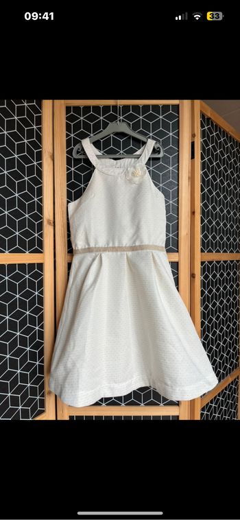 Robe cérémonie blanche 12 ans