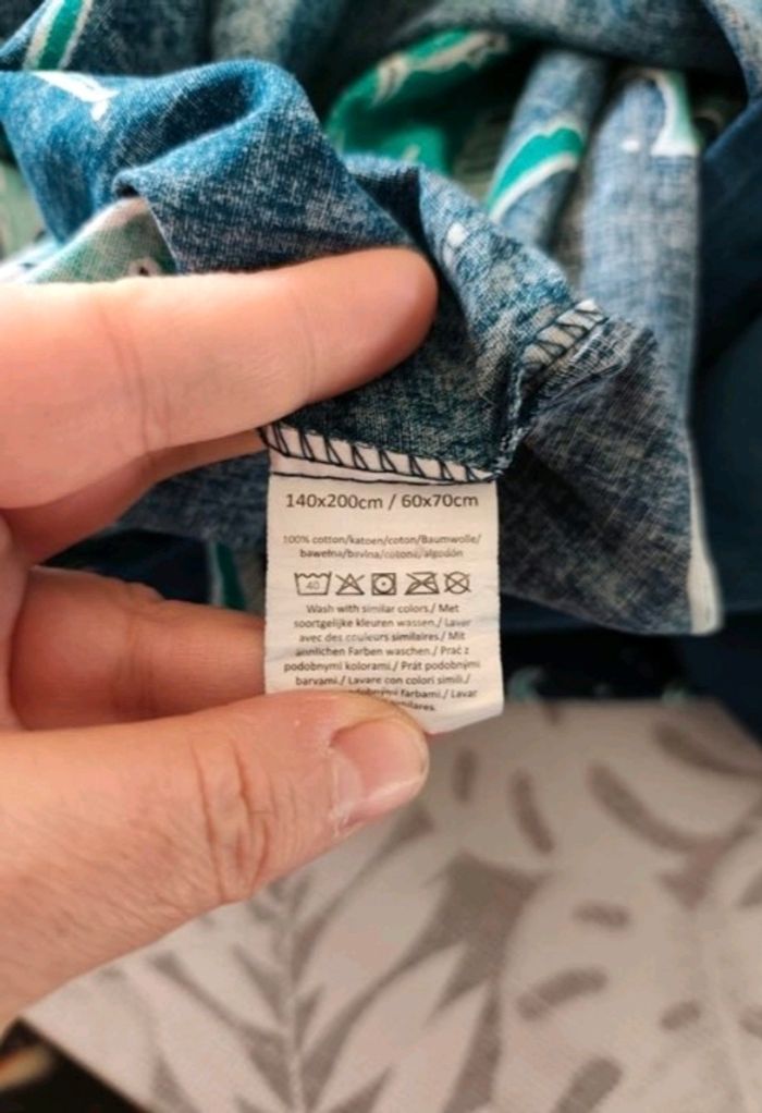 Parure de lit 1 personne Jurassic world - photo numéro 3