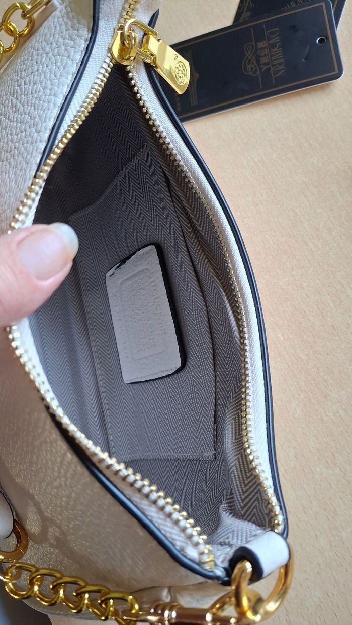 Sac à main crème pour femme - photo numéro 4