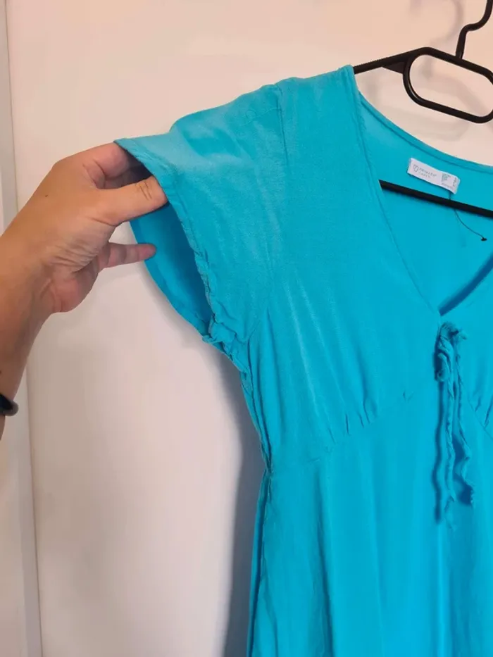 Robe bleu été taille 38 40 - photo numéro 5