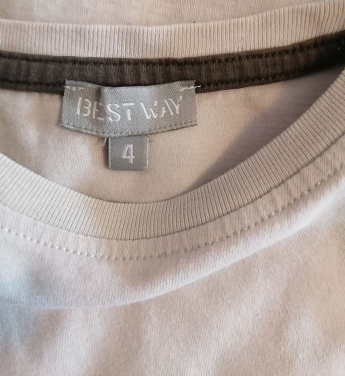 Tee-shirt uni 4 ans - photo numéro 2