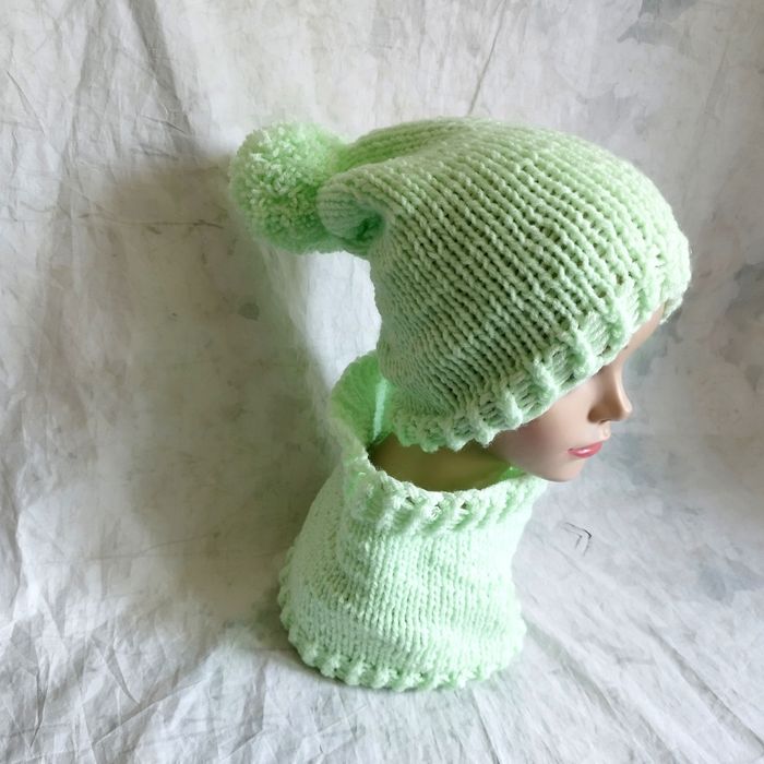 Ensemble bonnet col unisexe - photo numéro 4