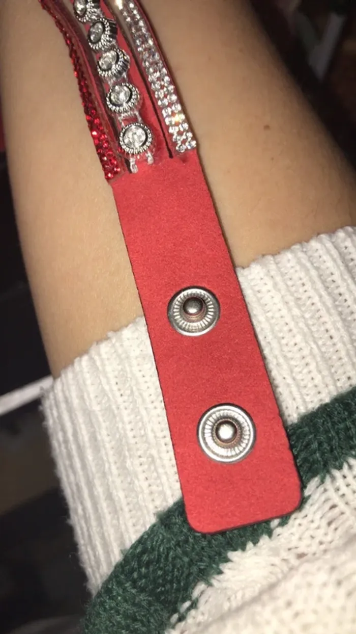 Bracelet double strass - photo numéro 4