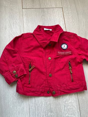 Chemise rouge Jacadi 12 mois