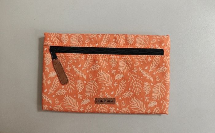 Lot de 3 pochettes cabaïa orange beige - photo numéro 2