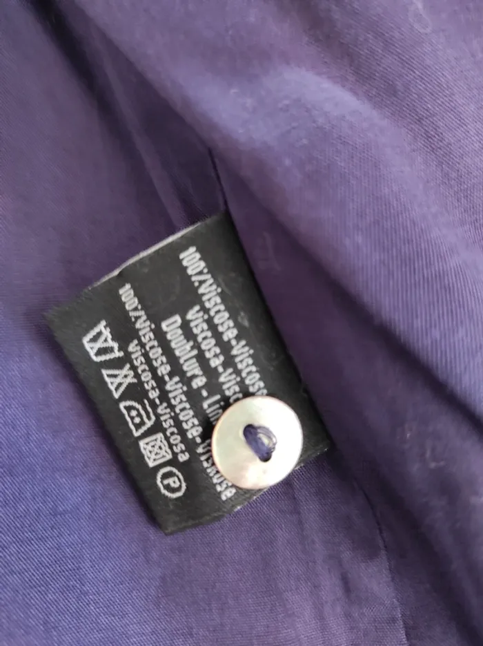 Veste violette foncée Nitya - photo numéro 3