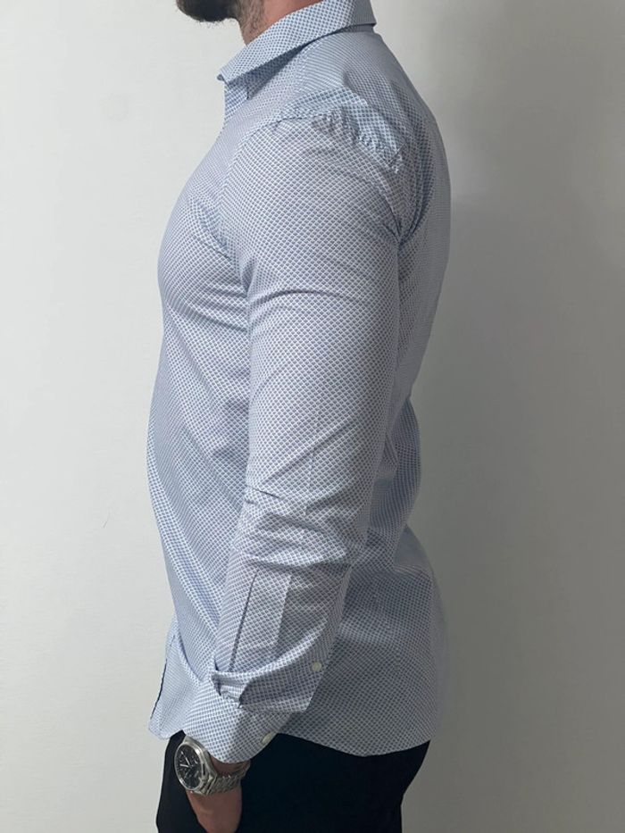 Chemise café coton - photo numéro 2