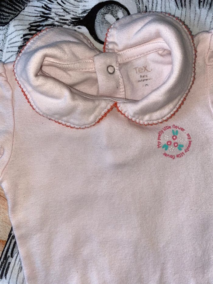 Lot de 5 bodies, taille 9 mois, différentes marques. - photo numéro 13