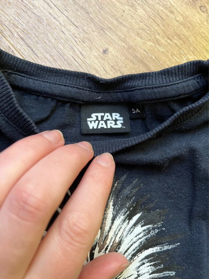 Tee shirt ML noir star wars - photo numéro 2