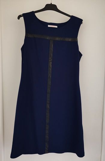 Robe sans manche en jersey marine