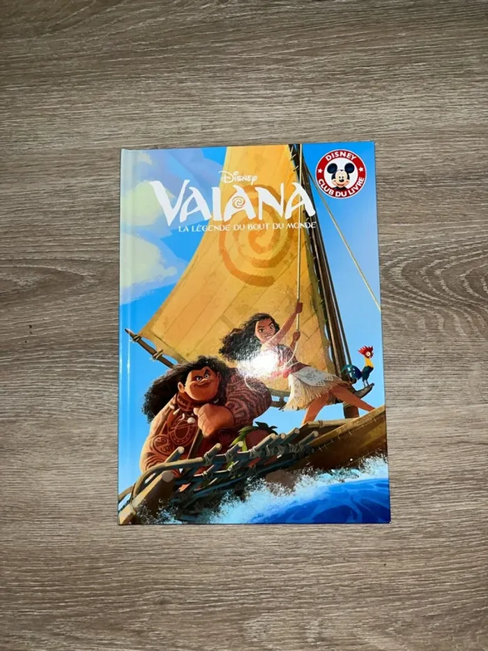 Livre pour enfants Disney club du livre Vaiana