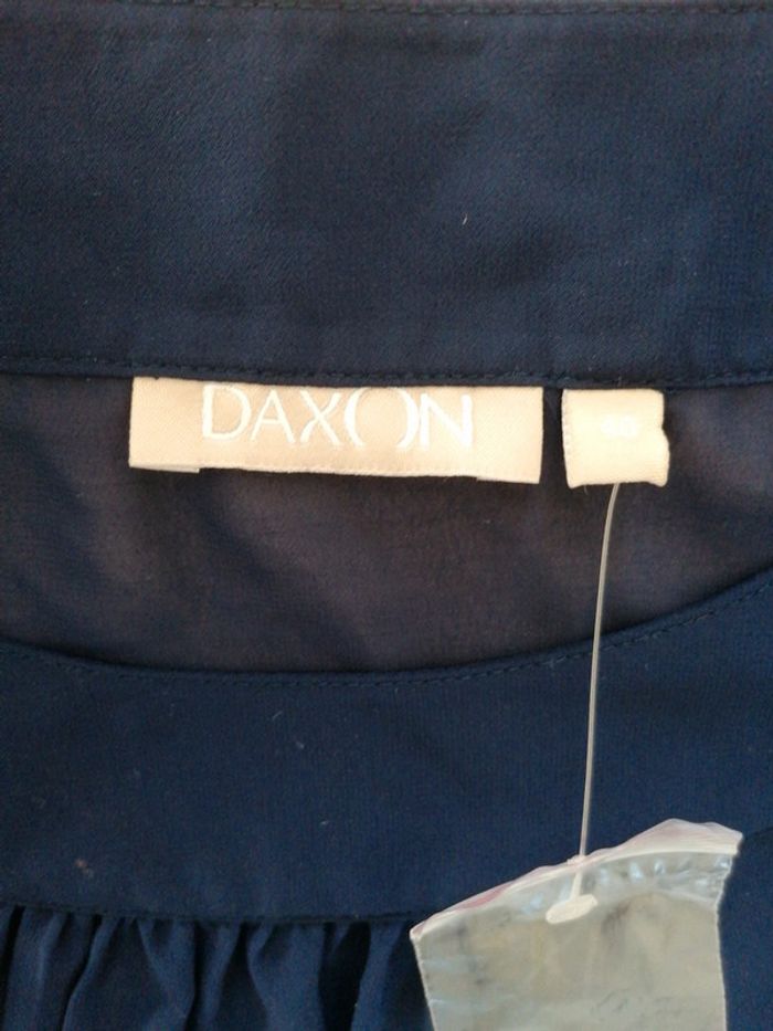 Blouse femme bleu marine DAXON taille40 - photo numéro 4