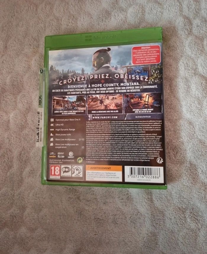 Jeux Xbox one farcry 5 - photo numéro 2
