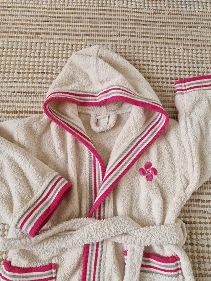 Peignoir enfant Linge Basque 4 ans - photo numéro 2