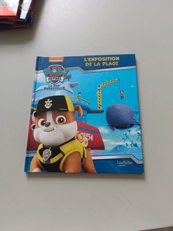 Livre pat'patrouille l'exposition de la plage