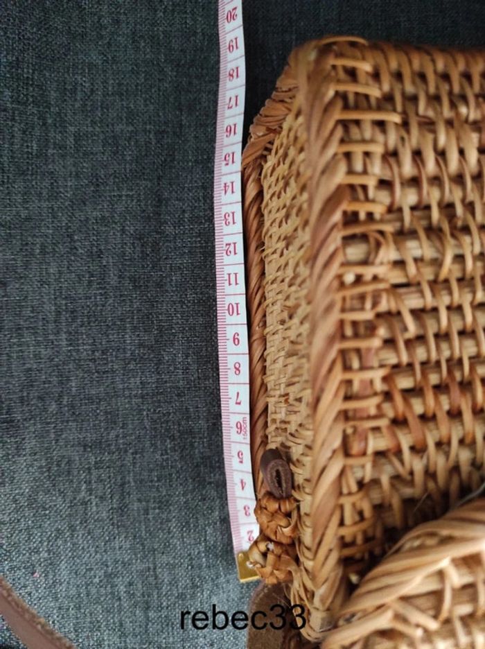 Petit Sac rotin zara - photo numéro 5